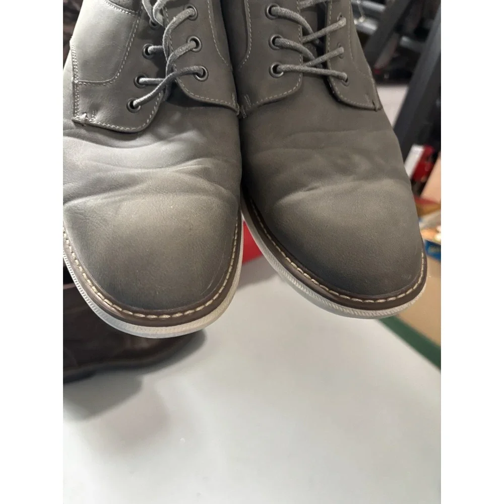 Nunn Bush Men's Chase Plain Toe Oxford 10.5 M Gray Blue